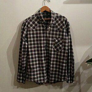Takeshy Kurosawa‎ Button Down Shirt. Plaid. XL
